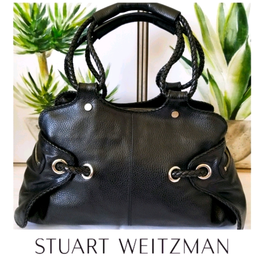 ♣️ Stuart Weitzman Leather Satchel Bag